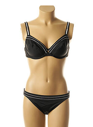 Maillot de bain 2 pièces stretch noir LISE CHARMEL femme