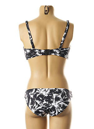 Maillot de bain 2 pièces stretch noir FREYA femme
