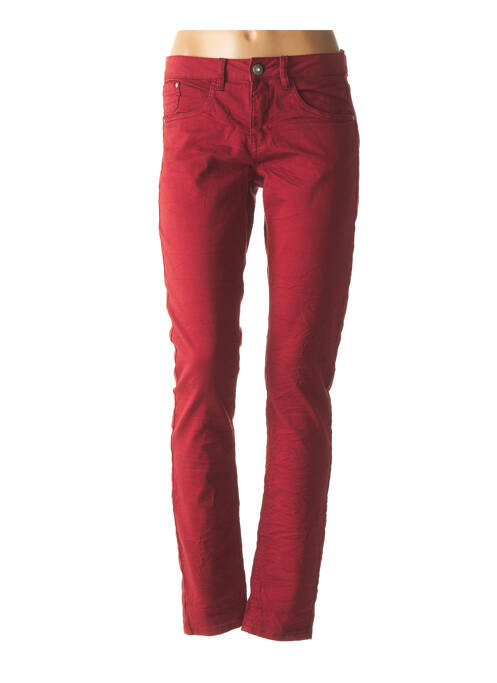 Jeans coupe droite rouge CREAM pour femme