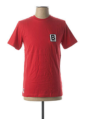 T-shirt rouge BRAZ pour homme