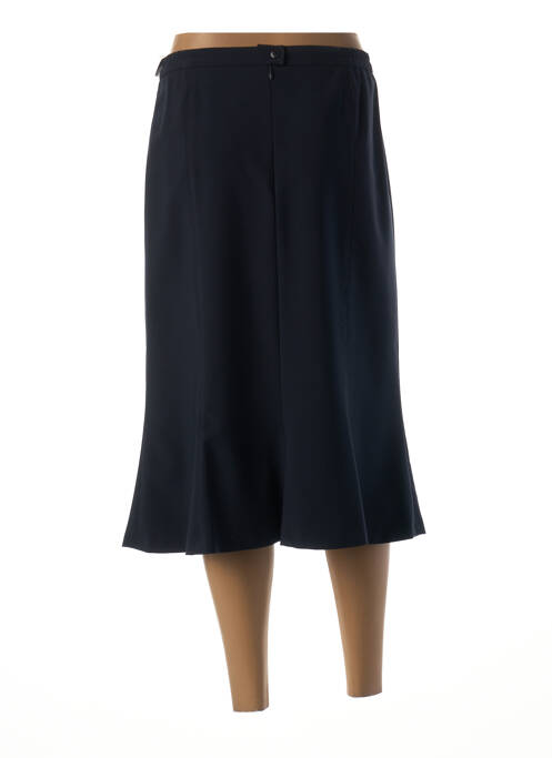 Jupe mi-longue bleu GUY DUBOUIS pour femme