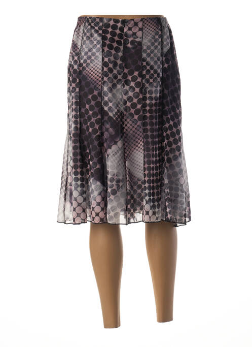 Jupe mi-longue noir GUY DUBOUIS pour femme