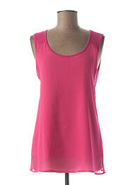 Top coupe cintrée sans manche rose MERI & ESCA femme