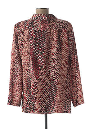 Chemisier coupe cintrée manches longues rose FRANCE RIVOIRE femme