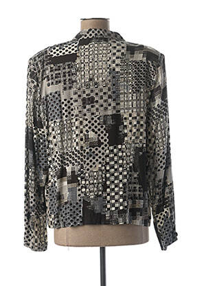 Chemisier coupe cintrée manches longues gris GUY DUBOUIS femme