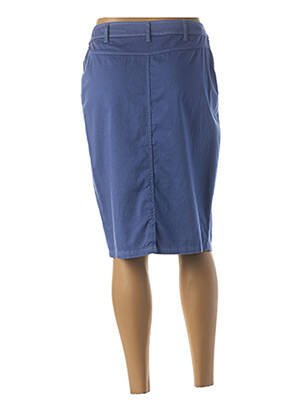 Jupe mi-longue taille normale bleu MERI & ESCA femme