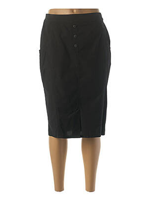 Jupe mi-longue stretch noir MERI & ESCA femme