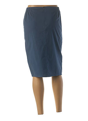 Jupe mi-longue stretch bleu MERI & ESCA femme