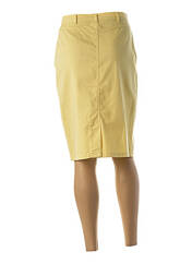 Jupe mi-longue jaune GUY DUBOUIS pour femme seconde vue