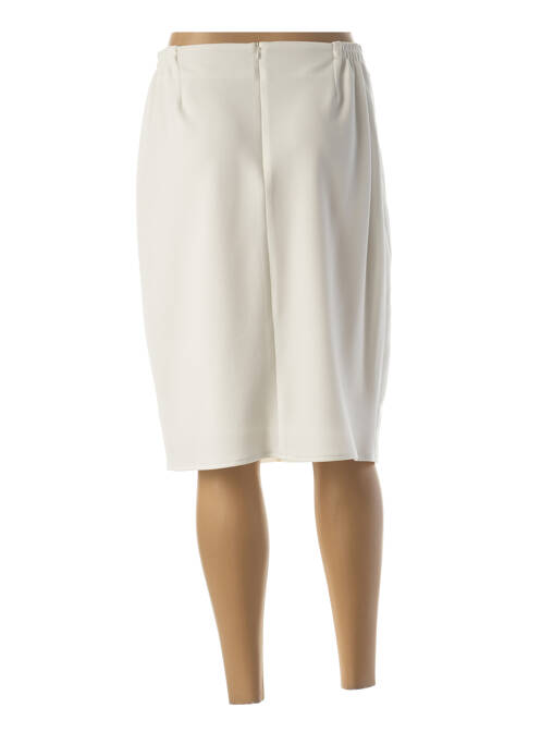 Jupe mi-longue blanc MERI & ESCA pour femme