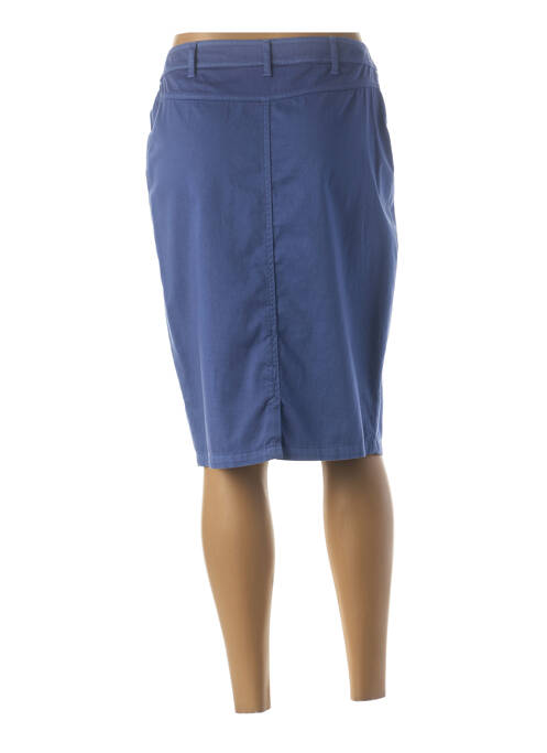Jupe mi-longue bleu MERI & ESCA femme