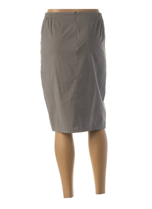 Jupe mi-longue gris MERI & ESCA pour femme