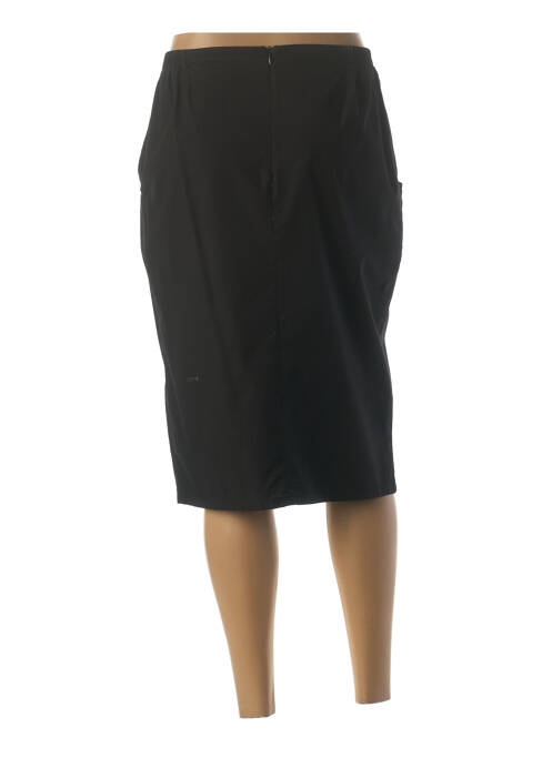 Jupe mi-longue noir GUY DUBOUIS pour femme