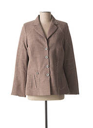 Blazer poches marron FRANCE RIVOIRE femme