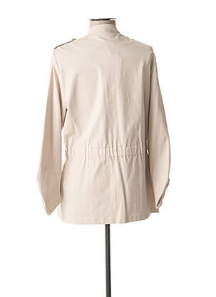 Veste casual col rond beige MERI & ESCA femme