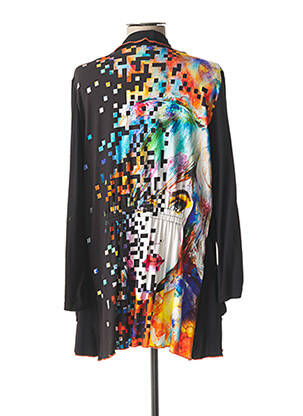 Veste casual poches noir FRANCE RIVOIRE femme