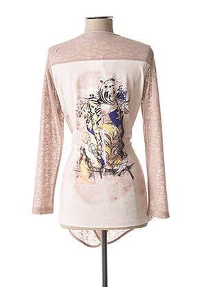 Gilet manches longues coupe cintrée beige MERI & ESCA femme