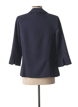 Veste casual epaulette bleu FRANCE RIVOIRE femme
