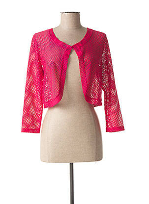 Boléro légère et transparente rouge MERI & ESCA femme