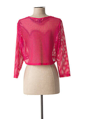 Boléro col rond rouge MERI & ESCA femme