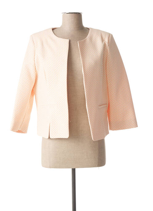 Veste casual epaulette orange GUY DUBOUIS femme