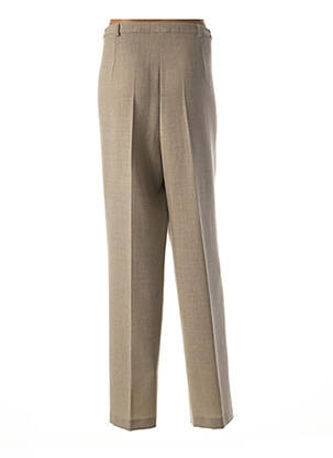 Pantalon coupe droite vert FRANCE RIVOIRE femme