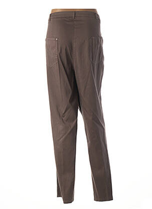 Pantalon coupe droite taille normale gris FRANCE RIVOIRE femme