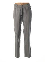 Pantalon coupe droite taille normale gris GUY DUBOUIS femme