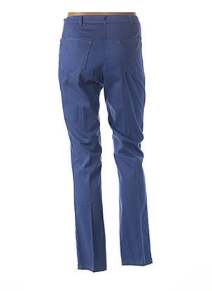 Pantalon slim taille basse bleu FRANCE RIVOIRE femme
