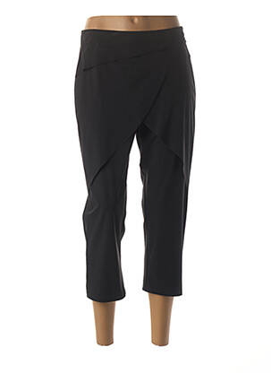 Pantacourt coupe droite noir GUY DUBOUIS femme