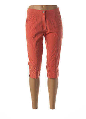 Corsaire tissage popeline taille normale orange FRANCE RIVOIRE femme