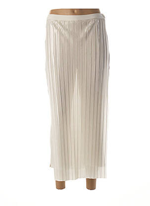 Pantacourt coupe jupe culotte taille normale blanc MERI & ESCA femme
