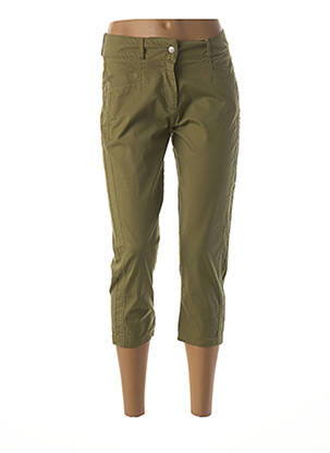 Pantacourt taille basse taille basse vert GUY DUBOUIS femme