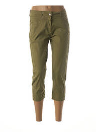 Pantacourt taille basse taille basse vert GUY DUBOUIS femme