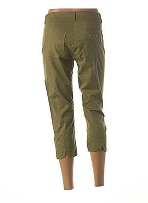 Pantacourt taille basse taille basse vert GUY DUBOUIS femme