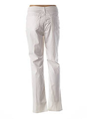 Pantalon droit blanc GUY DUBOUIS pour femme seconde vue
