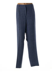 Pantalon droit bleu FRANCE RIVOIRE pour femme seconde vue