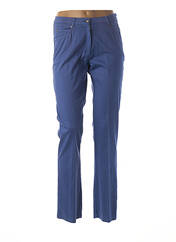 Pantalon slim bleu FRANCE RIVOIRE pour femme seconde vue