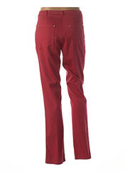Pantalon slim rouge FRANCE RIVOIRE pour femme seconde vue