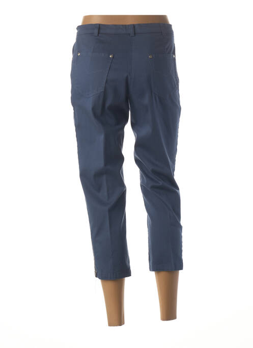 Pantacourt bleu GUY DUBOUIS pour femme