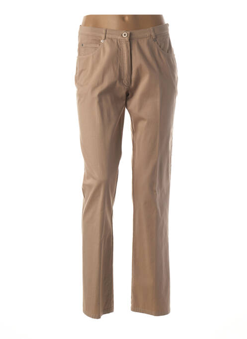 Pantalon beige FRANCE RIVOIRE pour femme