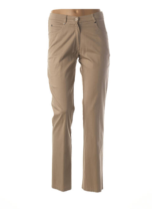 Pantalon beige FRANCE RIVOIRE pour femme