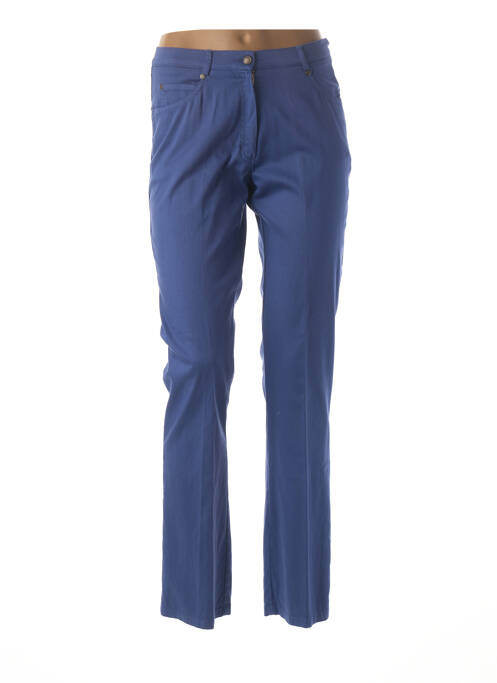 Pantalon bleu FRANCE RIVOIRE pour femme