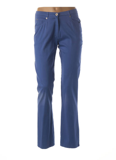 Pantalon bleu FRANCE RIVOIRE pour femme