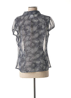 Top imprimé fantaisie manches courtes bleu GUY DUBOUIS femme