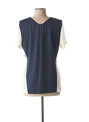 Top stretch manches courtes bleu MERI & ESCA femme