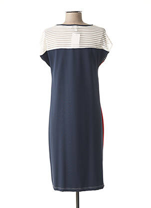 Robe mi-longue imprimé fantaisie manches courtes rouge MERI & ESCA femme
