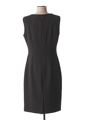 Robe mi-longue sans manche sans manche noir GUY DUBOUIS femme