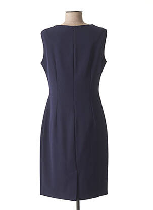 Robe mi-longue sans manche sans manche bleu FRANCE RIVOIRE femme