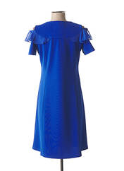 Robe mi-longue bleu COULEURS DU TEMPS pour femme seconde vue